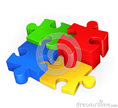 Puzzle Vector Illustration