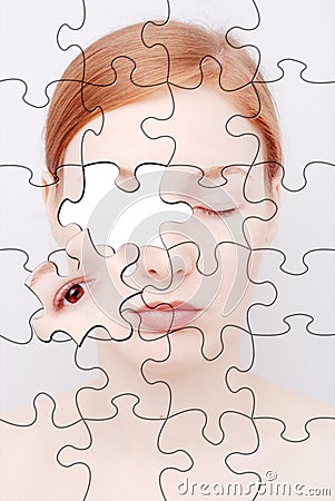 Puzzle Stock Photo