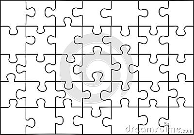 Puzzle Vector Illustration