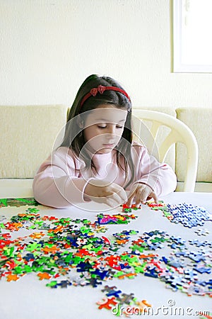 Puzzle game Stock Photo