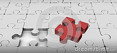 puzzle jigsaw Stock Photo