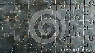 A puzzle with missing pieces symbolizing the complexity of decision making and the need to carefully yze all available Stock Photo