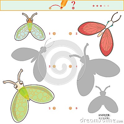 Puzzle or picture riddle. Vector Illustration