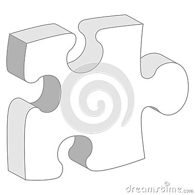 Puzzle piece Vector Illustration