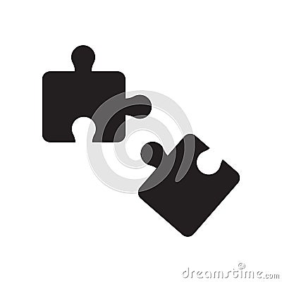 Puzzle piece icon. Trendy Puzzle piece logo concept on white background from Productivity collection Vector Illustration