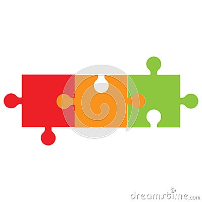 Puzzle vector icon vector Vector Illustration