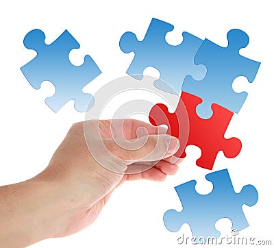Puzzles Stock Photo