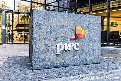 PWC accountants and consultants in london Editorial Stock Photo