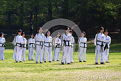 Pyongyang, North Korea. People Editorial Stock Photo