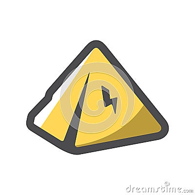 Pyramid Ancient Egypt Vector icon Cartoon illustration Vector Illustration