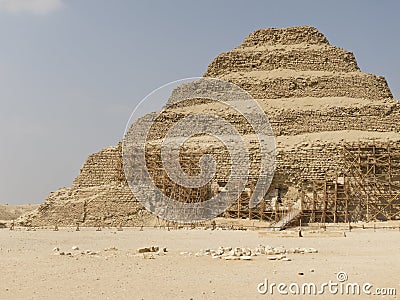 Pyramid of Djoser Stock Photo