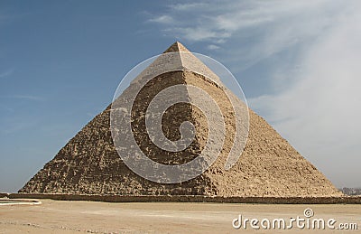 The Pyramid of Khafre Stock Photo