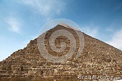 Pyramid of Khafre Stock Photo