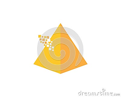 Pyramid logo vector template Pyramid logo vector template Vector Illustration