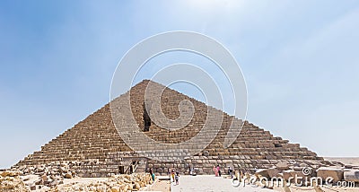 The Pyramid of Menkaure in Egypt Editorial Stock Photo