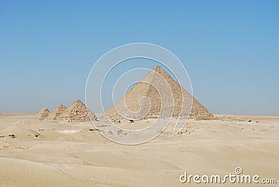 Pyramide in Egypte Stock Photo