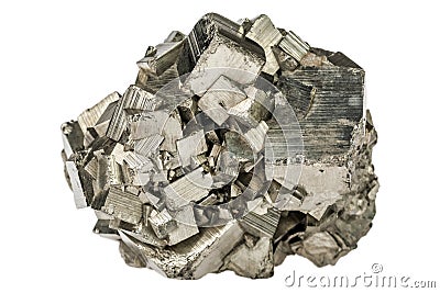 iron pyrite mineral Stock Photo