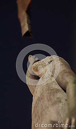 Pythagoras statue, Samos, Greece Stock Photo