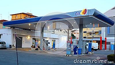 Q8 Gas Station. Kuwait Petroleum International Editorial Stock Photo