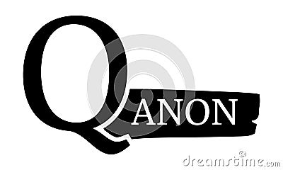 QAnon conspiracy theory. Vector Illustration EPS Vector Illustration