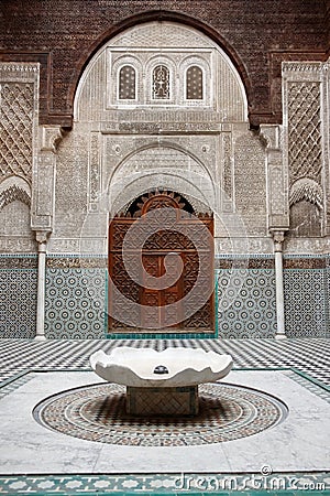 Qarawiyyin Mosque, Fes. Stock Photo