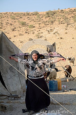 Qashqai woman, Iran Editorial Stock Photo