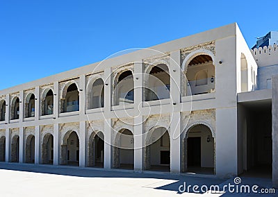 Qasr al-Hosn Fort, a historical landmark in Abu Dhabi, UAE. Clear Sunny day 12 March 2020 Editorial Stock Photo