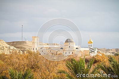 The Qasr el Yahud, the Orthodox Church in Jordan River Valley, Israel Stock Photo