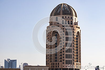 qatar tower in the beach sea in katara Editorial Stock Photo