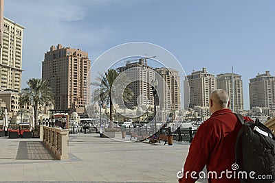 Qatar, doha, city, modern, arabic, architecture Editorial Stock Photo