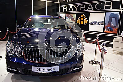 Qatar Motorshow 2011 - Maybach Editorial Stock Photo