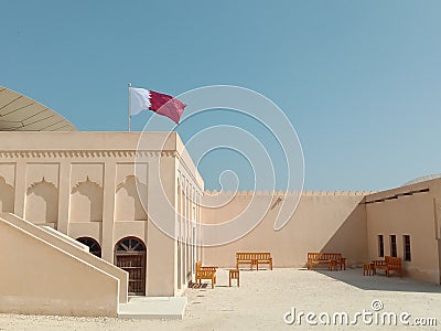 Qatari traditional architect Stock Photo