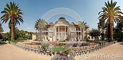 Qavam House and nature of the Eram Garden, shiraz, iran Editorial Stock Photo