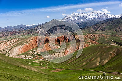 Qilian mountain Stock Photo