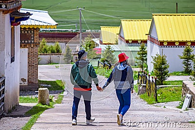 Qinghai Arou Temple Editorial Stock Photo