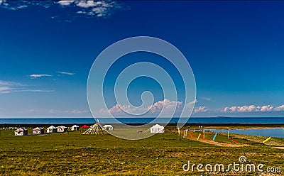 Qinghai lake Stock Photo