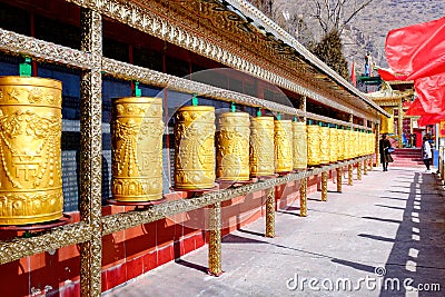Qinghai xining: great kunlun nine day saint - MaLong phoenix mountain Editorial Stock Photo