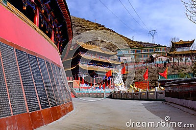 Qinghai xining: great kunlun nine day saint - MaLong phoenix mountain Editorial Stock Photo