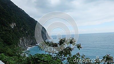 Qingshui Cliff | One of the Eight Wonders of Taiwan Stock Photo