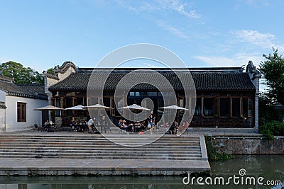 Qingxi Water town Shanghai China Editorial Stock Photo
