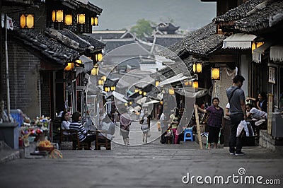 Qingyan ancient Town Editorial Stock Photo