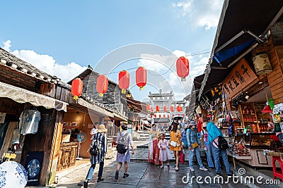 Qingyan Ancient Town, Guizhou Editorial Stock Photo