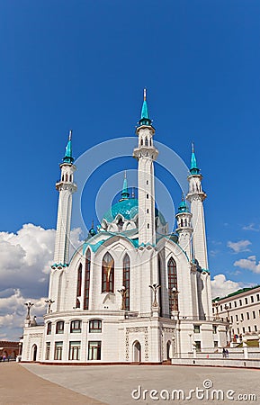 Qol Sharif Mosque in Kazan Kremlin, Russia. UNESCO site Stock Photo