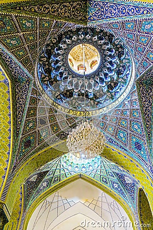 Qom Imam Hassan Asgari Mosque 09 Stock Photo