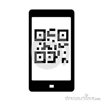 QR Code Icon Vector Vector Illustration