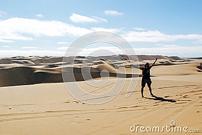 Quad Bike Excursions in Namibia Editorial Stock Photo