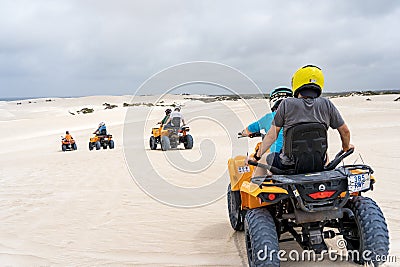 Quad biking at Lancelin Sand Dunes Editorial Stock Photo