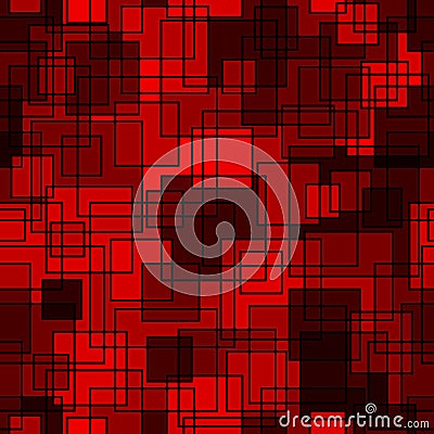 Quad seamless pattern. Repeated overlap hexagon motif texture print Vector Illustration