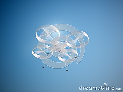 Quadcopter drone Stock Photo