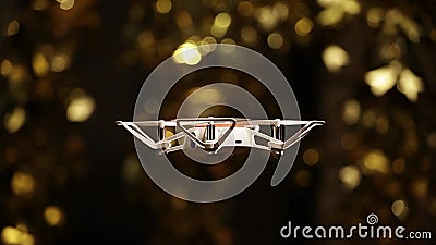 quadcopter gold bokeh dark background hd footage stock video video of gold model 172774567 dreamstime com